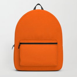 Safety orange (blaze orange) - solid color Backpack