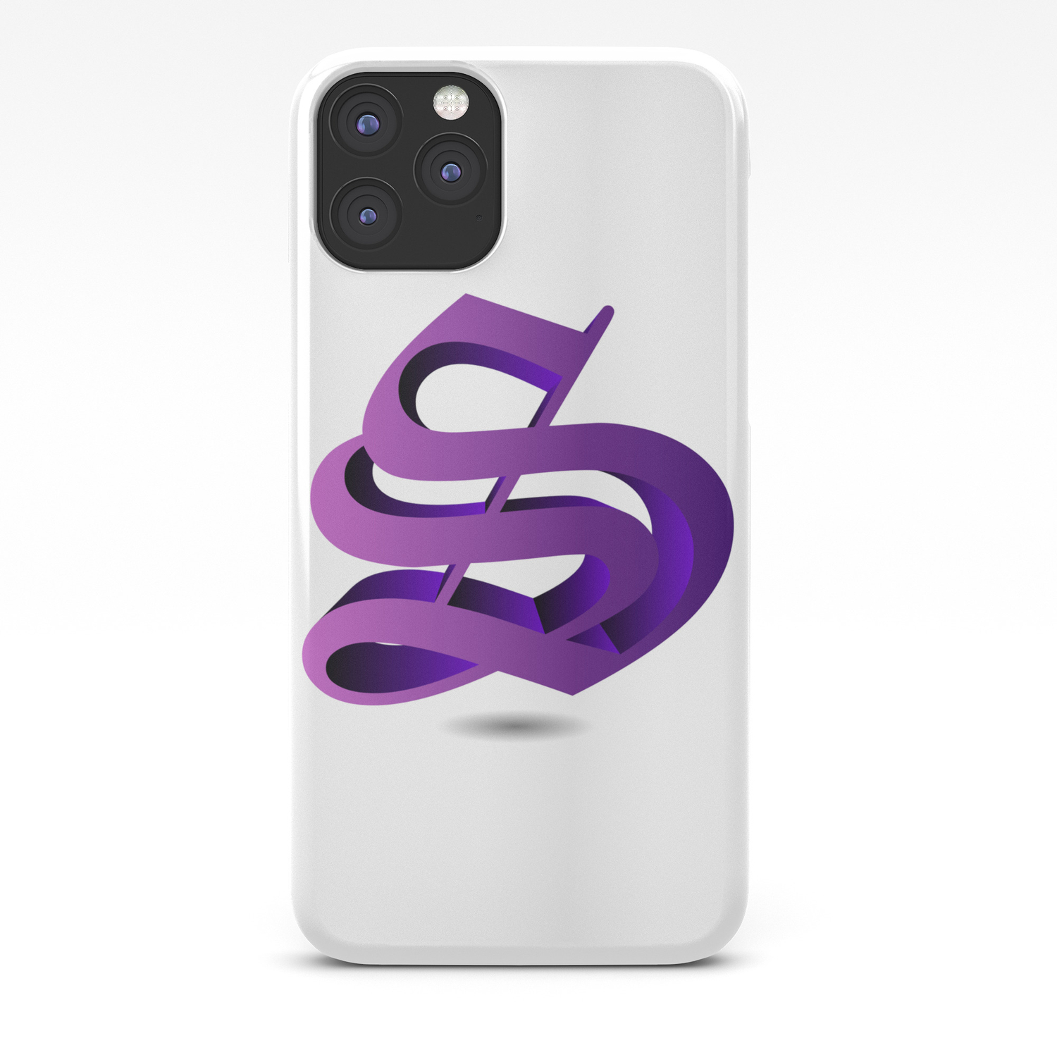 3d Alphabet S In Purple Color Name Initial Personalized Gifts