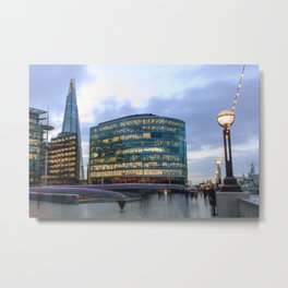 London Riverbank Metal Print | London, Longexposure, Adultsonly, City, London England, Activelifestyle, 2018, Architecture, Britishculture, Financialdistrict 