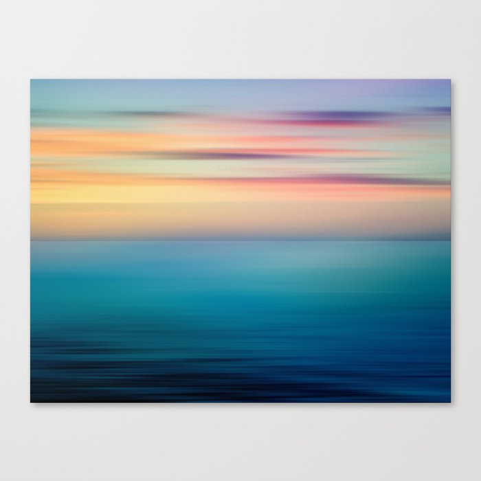 Abstract Seascape Canvas Print By Klaraacel Society6