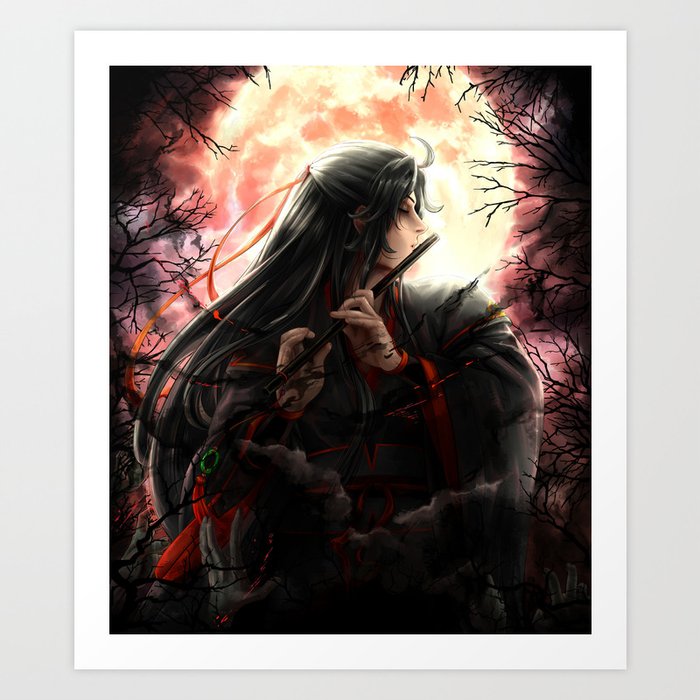 Mo Dao Zu Shi Wei Wuxian Art Print By Ledialucard Society6