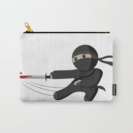 Ninja Swing Carry-All Pouch | Vector, Cartoon, Ninja, Artist, Digital, Illustration, Anime, Sword, Graphicdesign, Art 