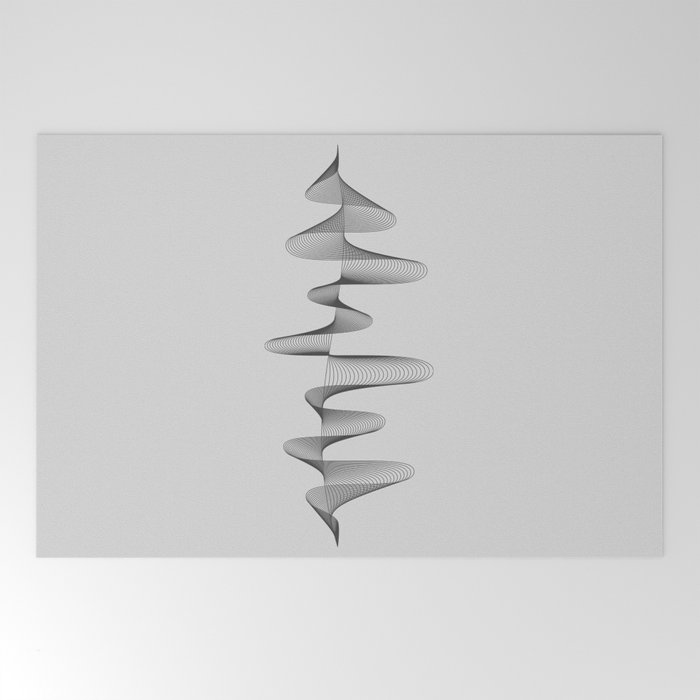 Abstract 80s Soundwave Art Music Audio Black And White Musical