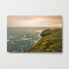 Mizen Head, County Cork, Ireland Metal Print | Sun, Color, Wild, Water, Mizenhead, Grass, Cliffs, Cliff, Lighthouse, Irish 