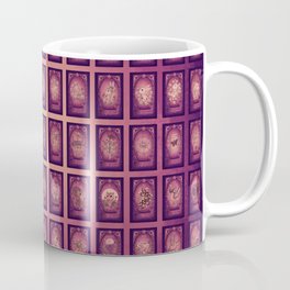 Tarot Spread Coffee Mug | Death, Wicca, Themagician, Autumn, Thefool, Majorarcana, Digital, Temperancce, Floral, Tarotcards 