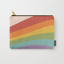 Rainbow Stripes 4 Carry-All Pouch | Gay, Lesbian, Pride, Lgbt, Retro, 1970S, Cute, Like, Drawing, Indie 