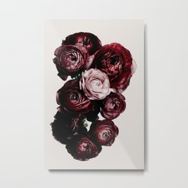 Ranunculus Bouquet - Pink Floral Flower photography by Ingrid Beddoes Metal Print | Summer, Botanical, Moody Floral Print, Bouquet, Wall Art, Romanticfloral, Art Print, Bedroom Decor, Autumn, Flower Photography 