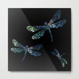 Dragonfly's Metal Print | Graphic Design, Illustration, Abstract, Nature 