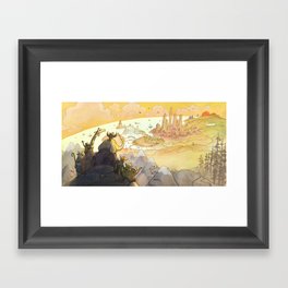 Sunrise Vista Framed Art Print