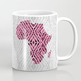 Africa in Grey Pink Coffee Mug | Afrocentricdecor, Afroboho, Afrocentricart, Africanmap, Minimalistafrican, Africanminimal, Bohominimalism, Africanart, Africaart, Graphicdesign 