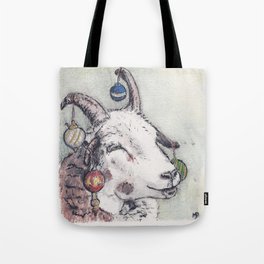 Yule Sheep Tote Bag