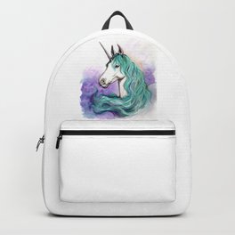 Unicorn Backpack | Painting, Animal, Watercolor, Unicornio, Children, Popart, Other, Illustration, Lovely, Magical 