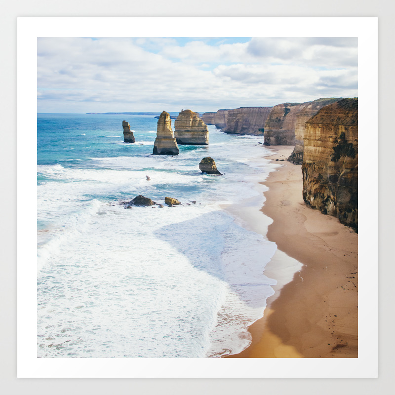 Wallpaper 12 Apostles Great Ocean Road Australia Fine Art Print Travel Desktop Wallpaper
