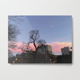 Cotton Candy Skies Metal Print | Photo, Digital, Pinkclouds, Color, Sky, Uptown, Chicago 
