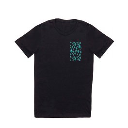 RainDrops T Shirt | Pattern, Popart, Vector, Digital, Rain, Water, Drops, Graphicdesign, Graphic Design, Teal 