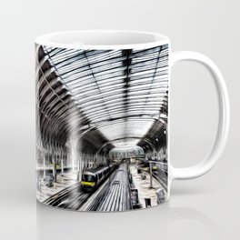 Paddington Station Art Coffee Mug | Paddingtonsketch, Paddingtonstation, Paddingtonart, Paddington, London, Gwrtrain, Londonrailway, Londonart, Stationart, Trainart 