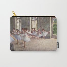 Ballet Rehearsal 1873 By Edgar Degas Reproduction by the Famous French Painter Dance Class Scene Carry-All Pouch | Cuteaesthetic, Vangogh, Cutepictures, Ballerinas, Vintageaesthetic, Victorianera, Painting, Vincentvangogh, Ballerinadrawing, Famouspaintings 