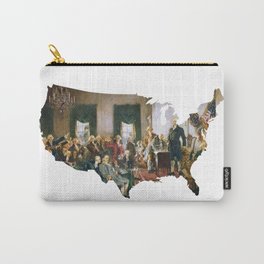 USA MAP The Signing of the Constitution of the United States Carry-All Pouch | Washington, Map, Ratifyconstitution, Washingtondc, Mapofusa, Uspresidents, Dc, Graphicdesign, Christy, Digital 