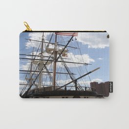 Old Glory - USS Constellation Carry-All Pouch | Maryland, Christianeschulze, Color, Baltimoreharbor, Baltimore, Ship, Photo, Harbor, Sailship, Unitedstatesnavy 