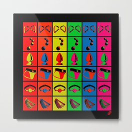 Series Too 6 x 6  Metal Print | Kink, Adult, Bold, Drewblair, Play, Fun, Toys, 6X6, Digital, Color 