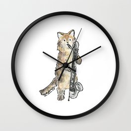 Reed Meowtet: Guster Wall Clock | Drawing, Bassclarinet, Colored Pencil, Music, Musiccat, Clarinet, Cat, Musician, Ink Pen, Instrument 