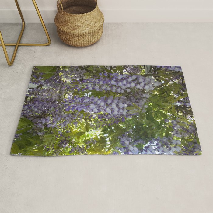 Wisteria Trellis Rug By Designsdeborah Society6