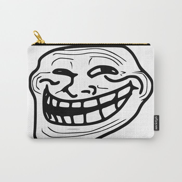 Troll Face Carry All Pouch By Saulgavaghan Society6