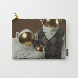 Family Photo Carry-All Pouch | Pop Art, Child, Father, Space, Astronaut, Baby, Graphicdesign, Classic, Galaxy, Creative 