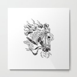 horse head Metal Print