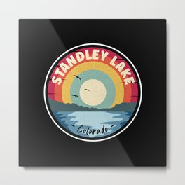 Standley Lake Colorado Colorful Scene Metal Print | Adventure, Explore, Colorful, Water, Sunset, Graphicdesign, Nature, Pond, Camping, Roadtrip 