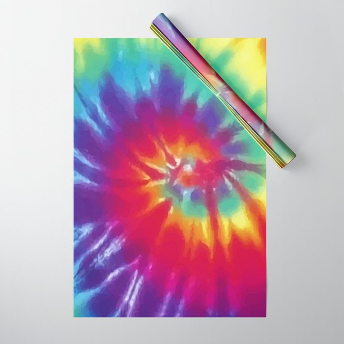 Tie Dye Swirl Pattern Wrapping Paper By Nlmiller07art Society6