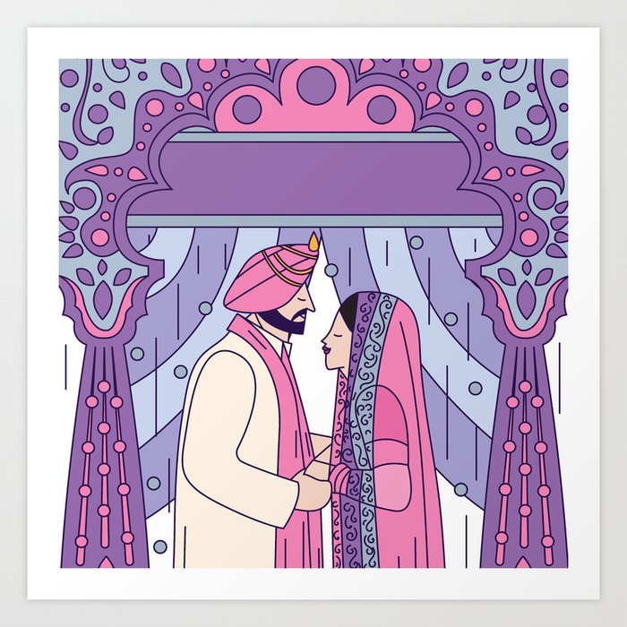 Sikh Wedding Art Print by SCD Balaji | Society6