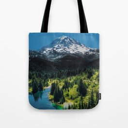 The Mountain is Calling Tote Bag