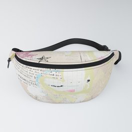 Mixed Up Love Abstract Fanny Pack
