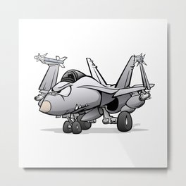 F/A-18 Hornet Naval Military Fighter Jet Aircraft Metal Print | Navyjet, Drawing, American, Usa, Unitedstates, Fighter, Hornet, Militaryairplane, Military, Militaryjet 