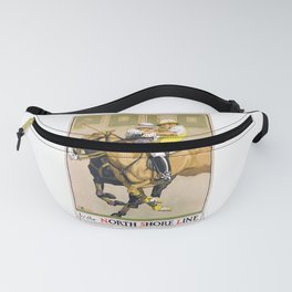 1923 Polo By The North Shore Line Transit Poster Fanny Pack