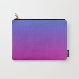 Vibrant Blue, Purple & Pink Gradient Color Carry-All Pouch | Vibrant, Graphicdesign, Bedroom, Pretty, Home, Mermaid, Girls, Prurple, Unicorn, Blue 