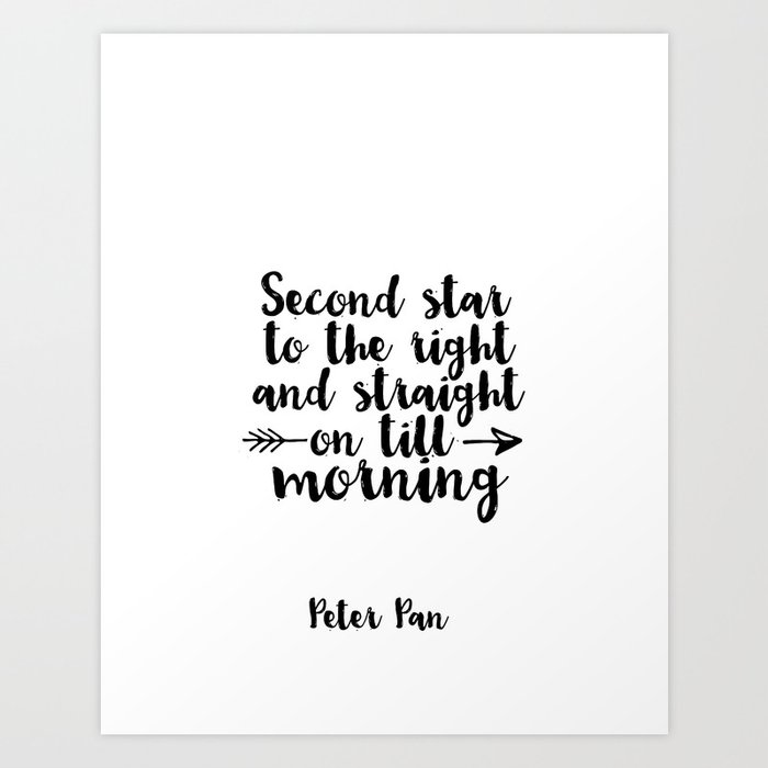 Get Wallpaper Peter Pan Quote Nursery Art Print Printable Wall Art Kids Gift Desktop Wallpaper