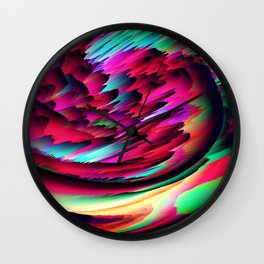 iDeal - JuicyFruit Alchemy Wall Clock | Idealartistry, Artist, Digital, Psychedelic, Color, Art, Design, Tapestries, Furniture, Homedecor 