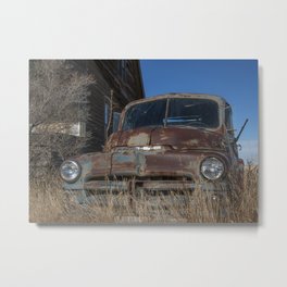 Major Farm 2 Metal Print | Old, Relic, Abandon, Farm, Field, Saskatchewan, Truck, House, Photo, Rural 