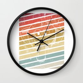 Vintage Baby Elephant Lover Retro Style Silhouette Gift product Wall Clock | Elephant, Graphic, Circus, Elephants, Retro, Giftidea, Design, Print, Animalrights, Graphicdesign 