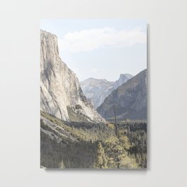 El Capitan Yosemite National Park Photo | California USA View Art Print | Nature Travel Photography Metal Print | Landscape, Travel, Mountain, Valley, Color, Digital, Design, Forest, Yosemite, Park 