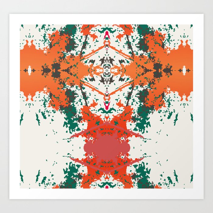 Abstract Geometric Pattern Geometric Texture Art Print By Suriko8