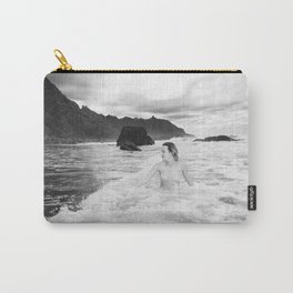 Whirlpool Carry-All Pouch | Coast, Ocean, Rocks, Summervacation, Water, Tenerife, Girlswimming, Cloudy, Linaswashere, Storm 