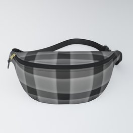 Gray squares Fanny Pack