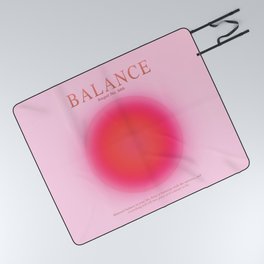 Gradient Angel Numbers: Angel Number 888 - Balance (Pink Palette) Picnic Blanket