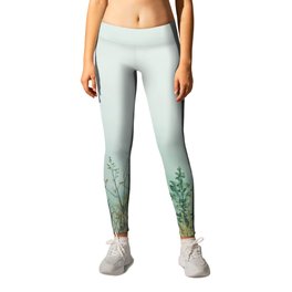 Autumn in the mountains Leggings | Fall, View, Meadow, Trees, Photo, Grass, Mountains, Digital, Green, Graphicdesign 
