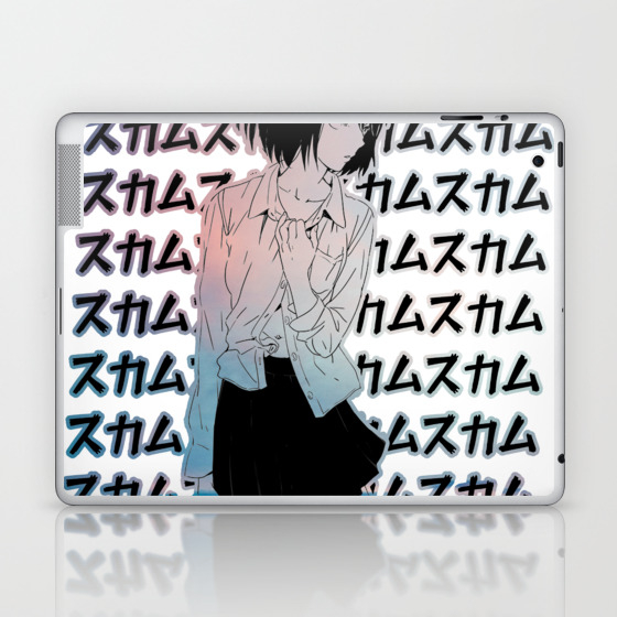 Scum Sad Japanese Anime Aesthetic Laptop Ipad Skin By