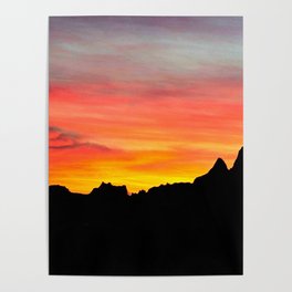 Beautiful Sunset Landscape! Poster