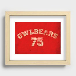 Go Owlbears! Recessed Framed Print
